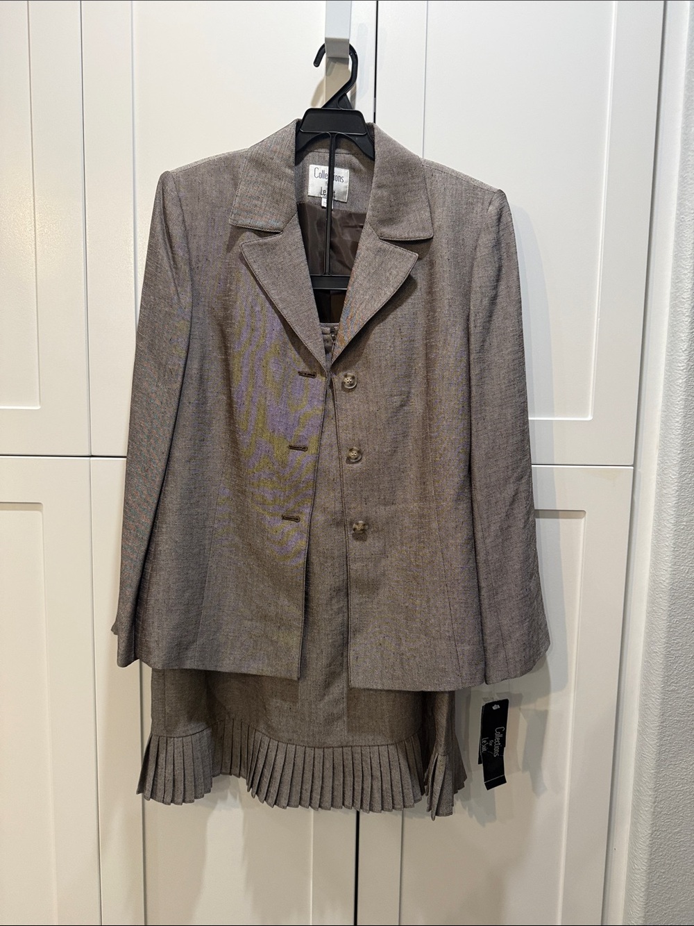 Recollections Taupe Women's Tailored Blazer